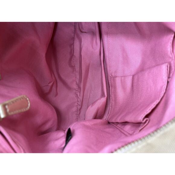 Coach F15067 Authenticated Signature Logo Khaki Beige Gold Tote Shoulder Bag - Picture 10 of 15